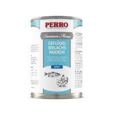 PERRO Premium Menue Treska tmavá, drůbež a nudle 410g