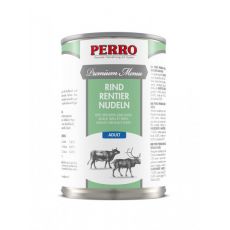 PERRO Premium Menue Hovězí, Sob a celozrné nudle 410g