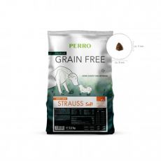 PERRO Grain Free Adult Mini Soft Pštros 2,5kg