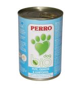 PERRO Bio s krůtím masem, zeleninou a bramborami 410 g